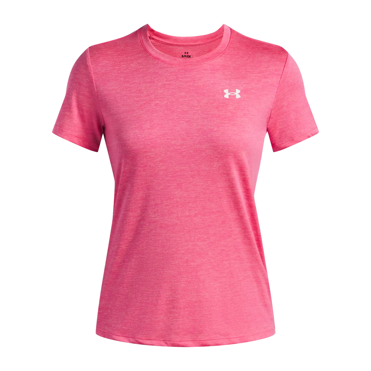 Under Armour Tech Twist T-shirt à manches courtes pour femme - Super Pink / White