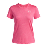 Under Armour Tech Twist T-shirt à manches courtes pour femme - Super Pink / White
