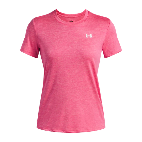 Under Armour Tech Twist T-shirt à manches courtes pour femme - Super Pink / White