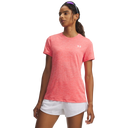 Under Armour Tech Twist T-shirt à manches courtes pour femme - Venom Red / White
