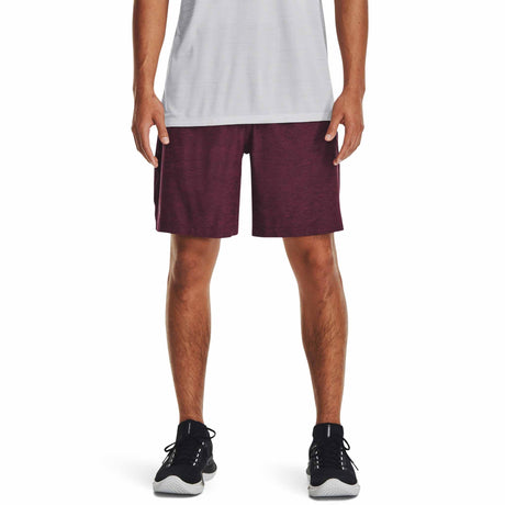 Under Armour Tech Vent shorts pour homme - Dark Maroon / Cordova Red / Black