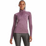 Under Armour Tech Twist Half Zip chandail de course à pied pour femme - Misty Purple / Fresh Orchid