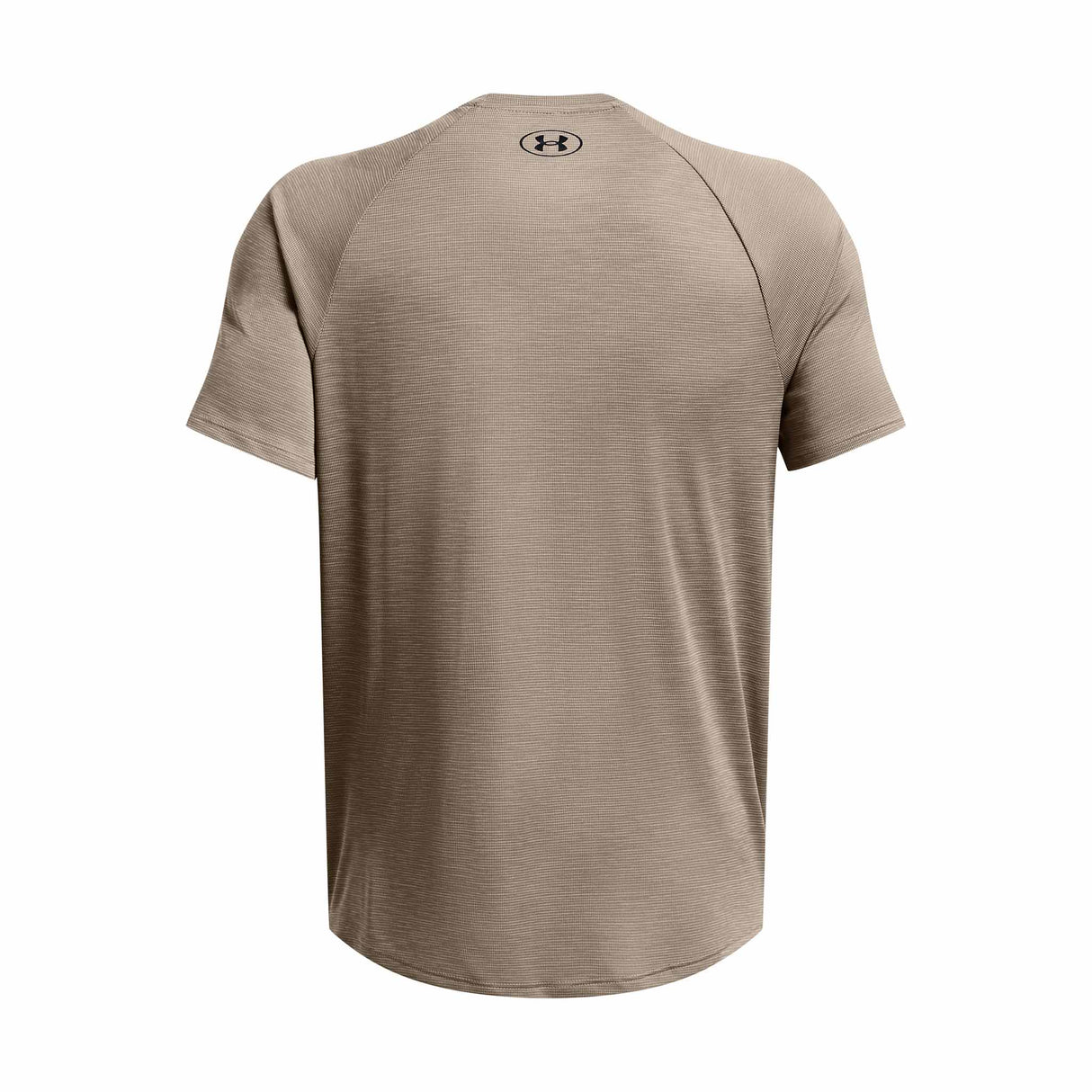 Under Armour Tech T-shirt sport homme dos - Taupe Dusk / Black