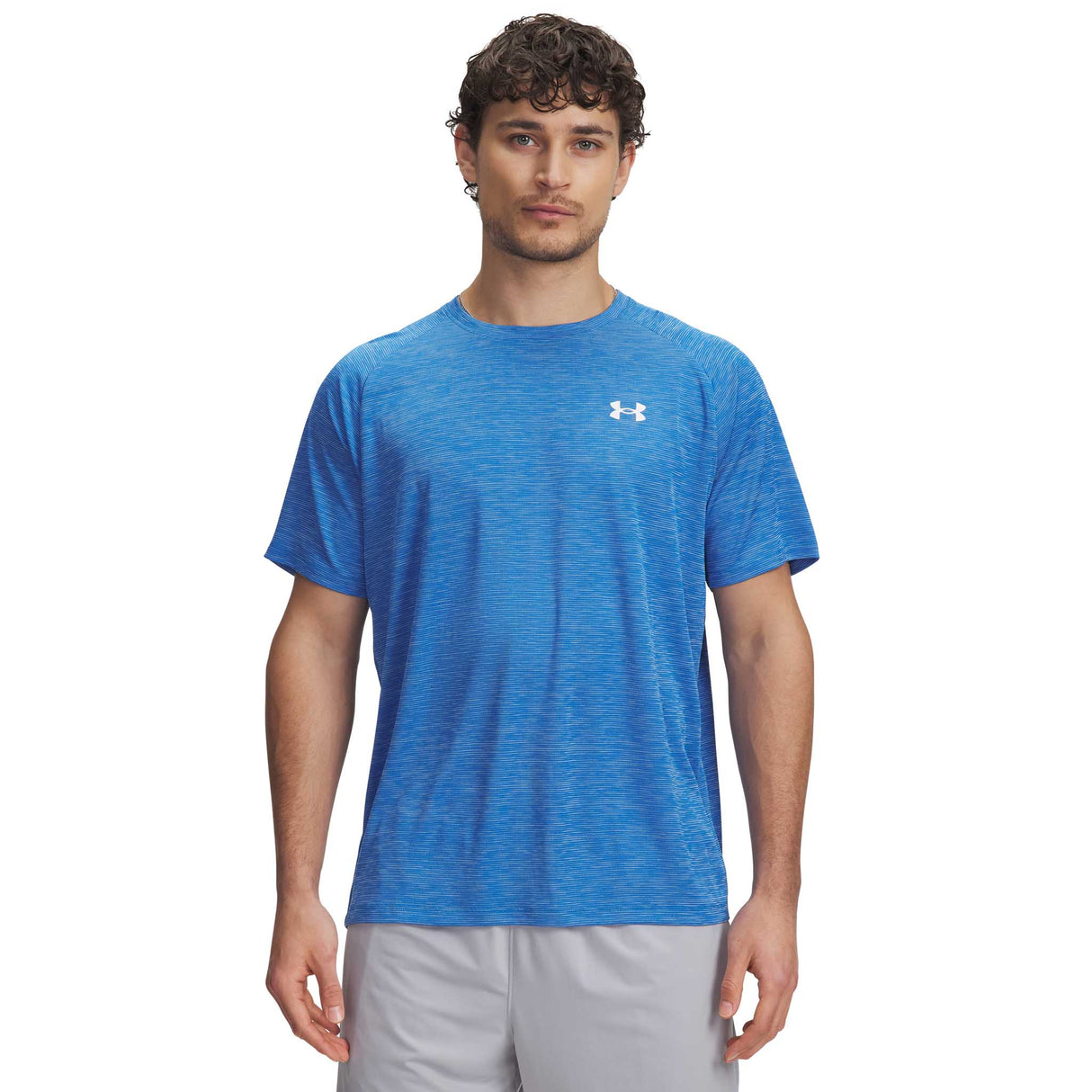 Under Armour Tech T-shirt sport homme - Atlantis Blue / White