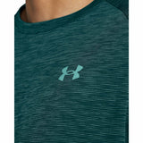 Under Armour Tech T-shirt sport homme details live -Hydro Teal / Radial Turquoise