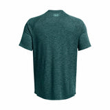 Under Armour Tech T-shirt sport homme dos - Hydro Teal / Radial Turquoise
