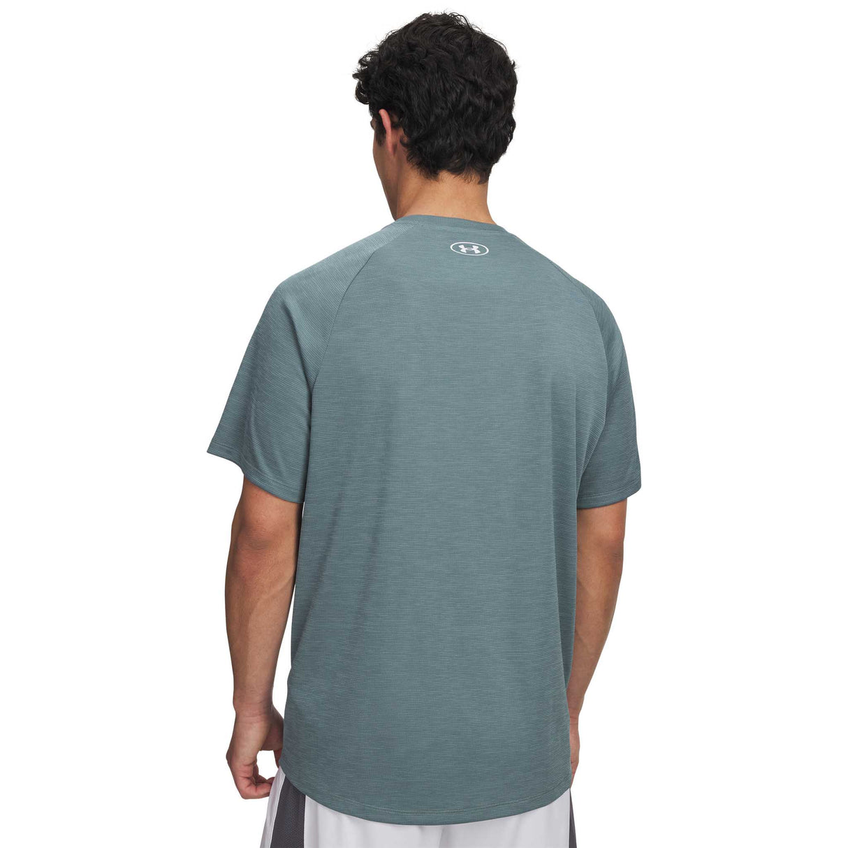 Under Armour Tech T-shirt sport homme dos - Jasper Blue / White