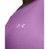 Under Armour HatGear haut manches longues femme face details -  Provence Purple / Purple Ace