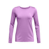 Under Armour HatGear haut manches longues femme-  Provence Purple / Purple Ace