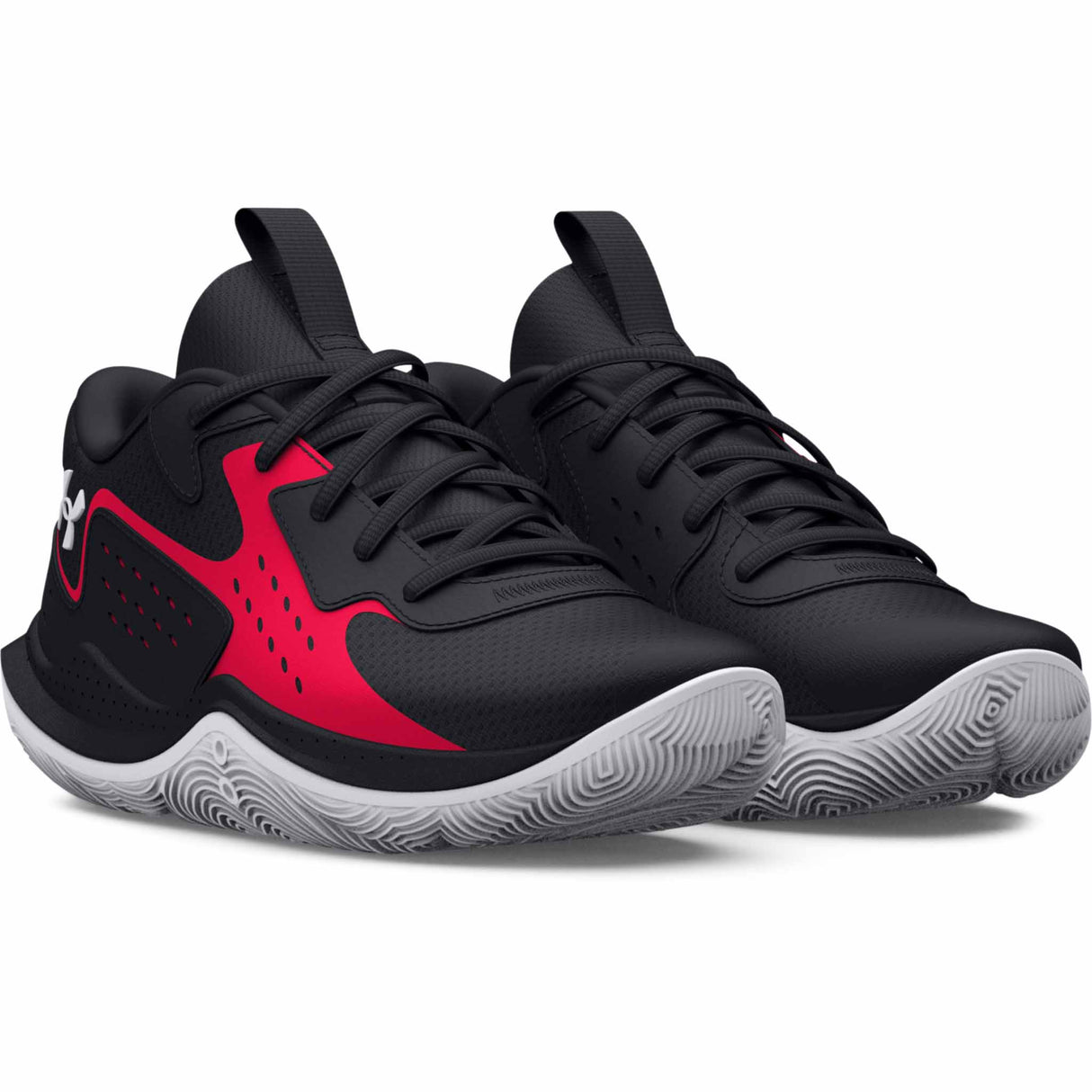 UA Jet 23 chaussures de basketball pour enfant - Black / Red