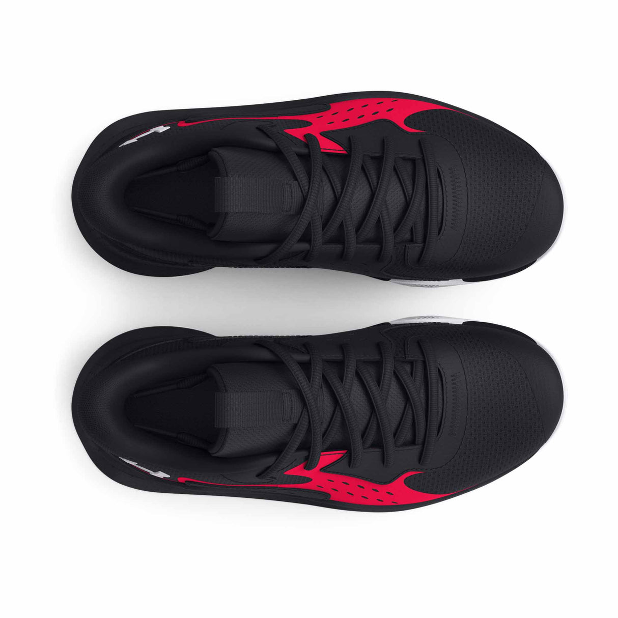 UA Jet 23 chaussures de basketball pour enfant - Black / Red