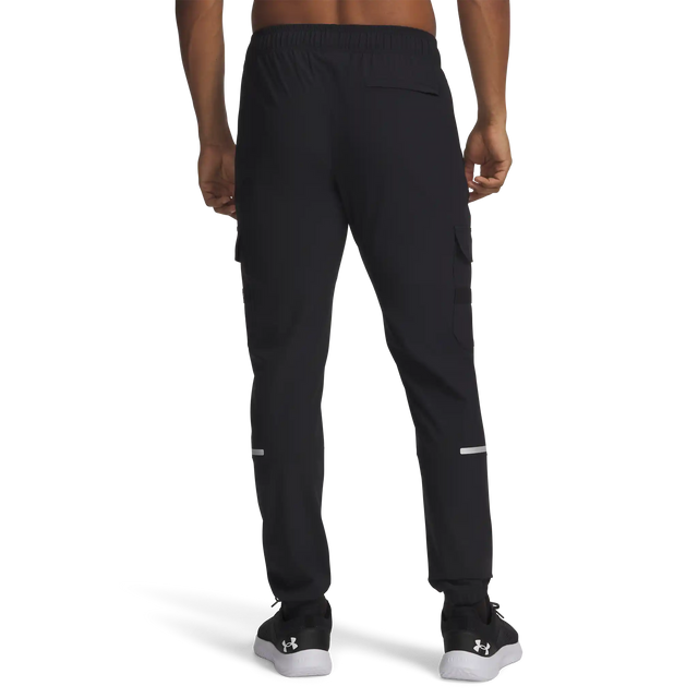 Under Armour Utility Tech Woven pantalon pour homme - Black / Castlerock / Venom Red