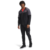 Under Armour Utility Tech Woven pantalon pour homme - Black / Castlerock / Venom Red