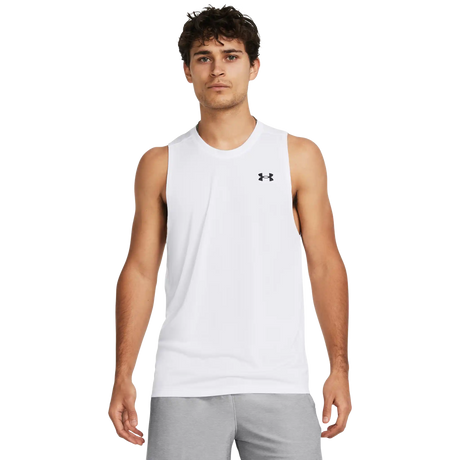 UA Tech camisole pour homme - Blanc / Noir