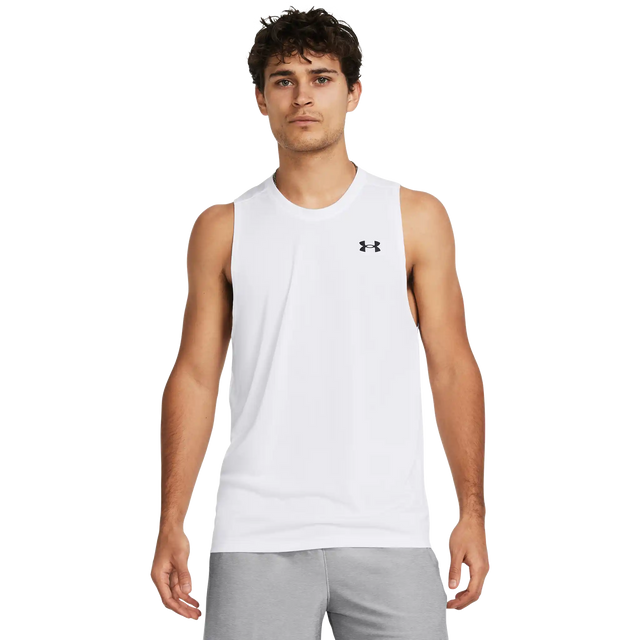 UA Tech camisole pour homme - Blanc / Noir