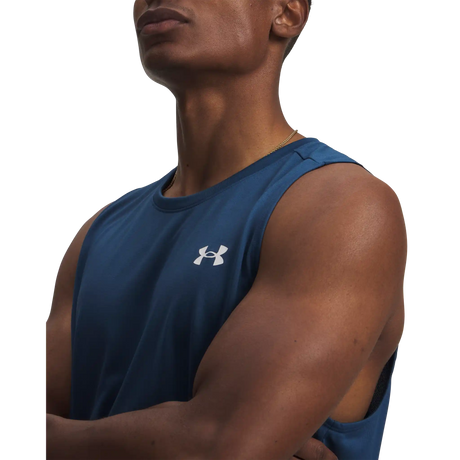 UA Tech camisole pour homme - Wham Blue / White
