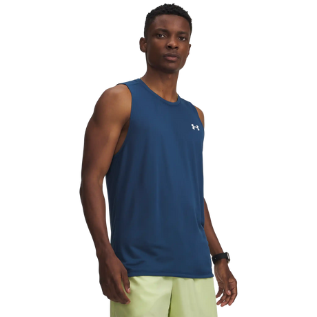 UA Tech camisole pour homme - Wham Blue / White