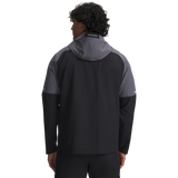 Under Armour Tech Utility Woven manteau pour homme - Black / Castlerock / Venom Red