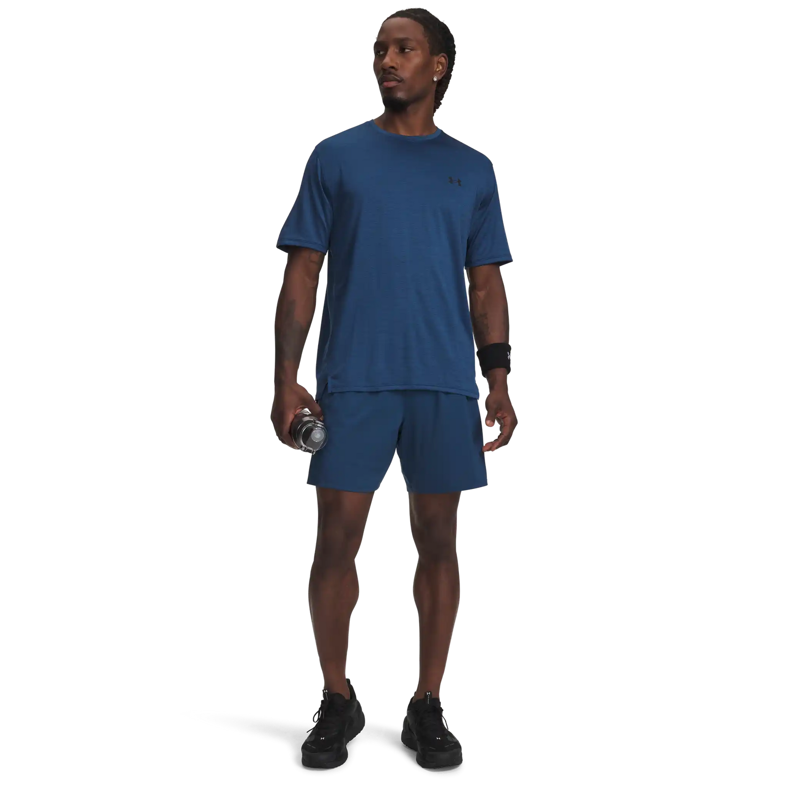Under Armour Tech Vent short 7 pouces homme - Wham Blue / Varsity Blue / Black