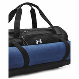UA Undeniable Signature Duffle sac de sport sangles yoga- Black / Metallic Harbor Blue