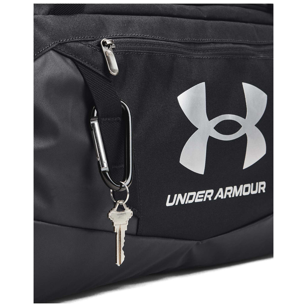 UA Undeniable 5.0 Duffle sac de sport - Small - logo -noir / noir / argent métallique