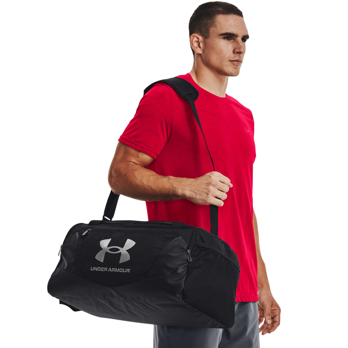 UA Undeniable 5.0 Duffle sac de sport - Small - live -noir / noir / argent métallique