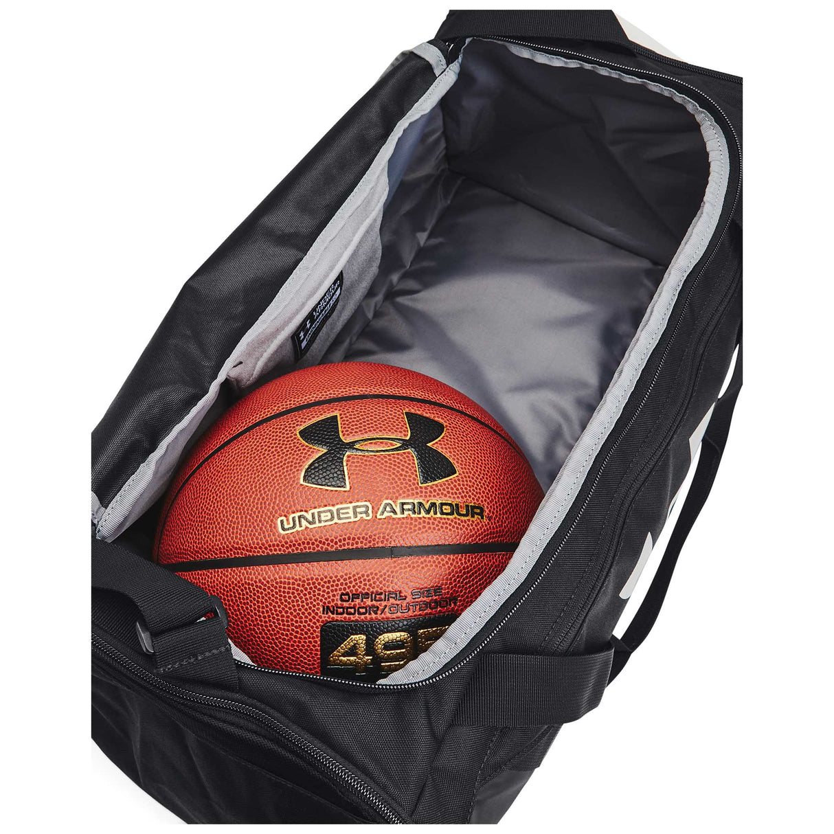 UA Undeniable 5.0 Duffle sac de sport - Small - ouvert-noir / noir / argent métallique