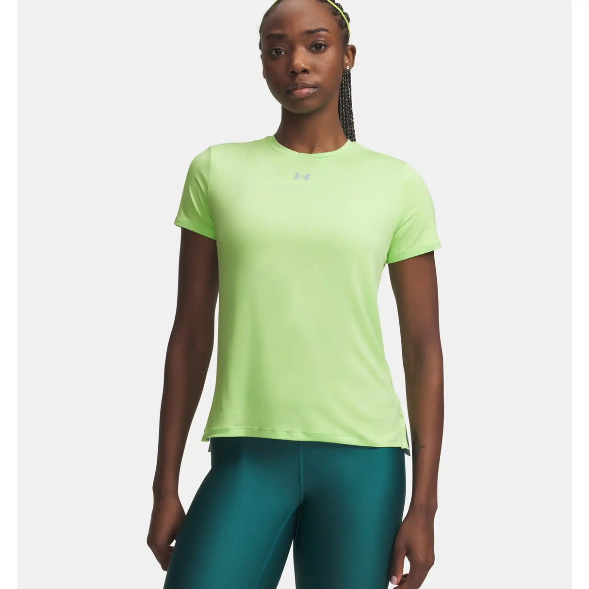 Under Armour Vanish T-shirt à manches courtes pour femme - Lumos Lime / Mod Grey