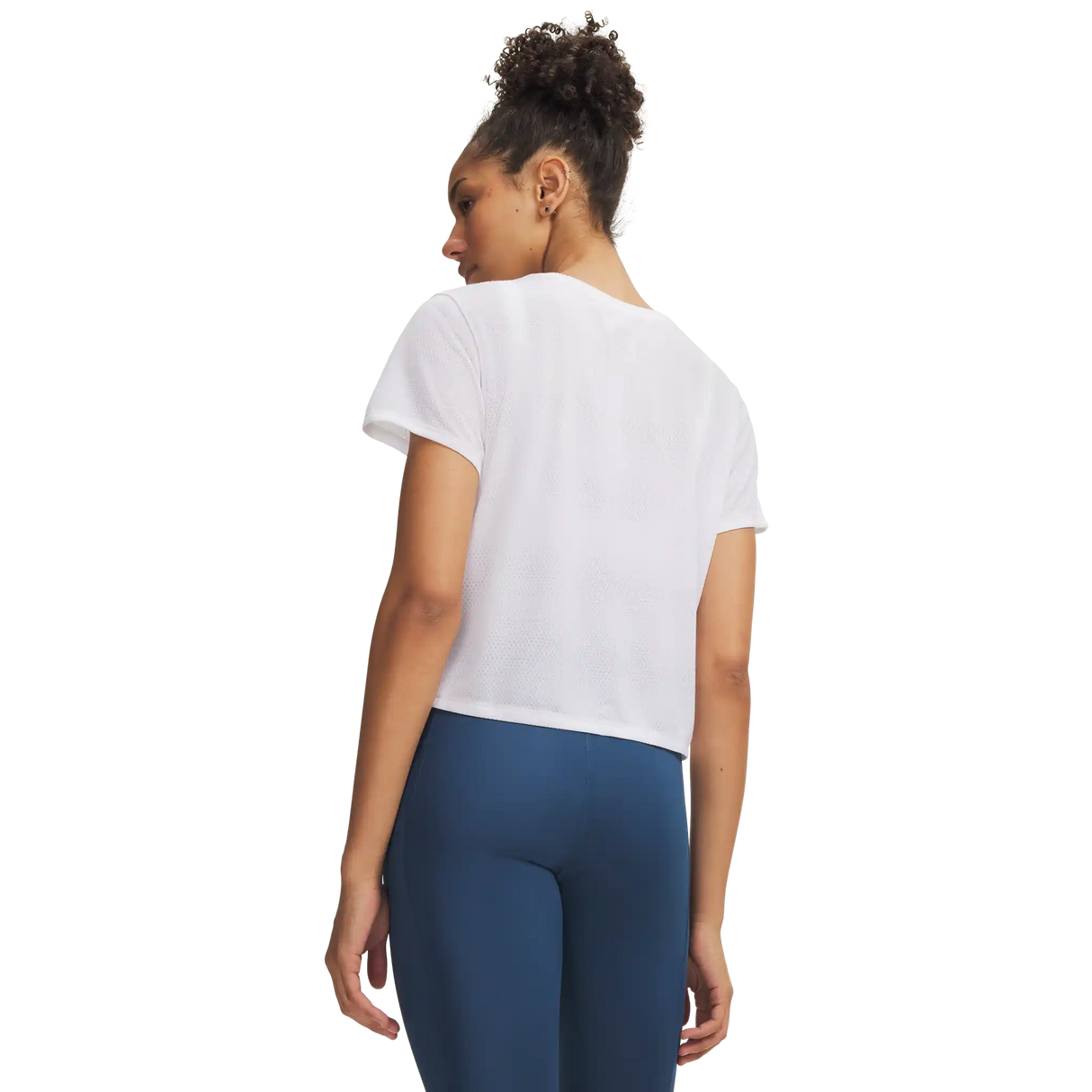 Under Armour Velociti T-shirt à manches courtes pour femme - Blanc / Réfléchissant