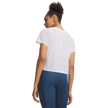 Under Armour Velociti T-shirt à manches courtes pour femme - Blanc / Réfléchissant