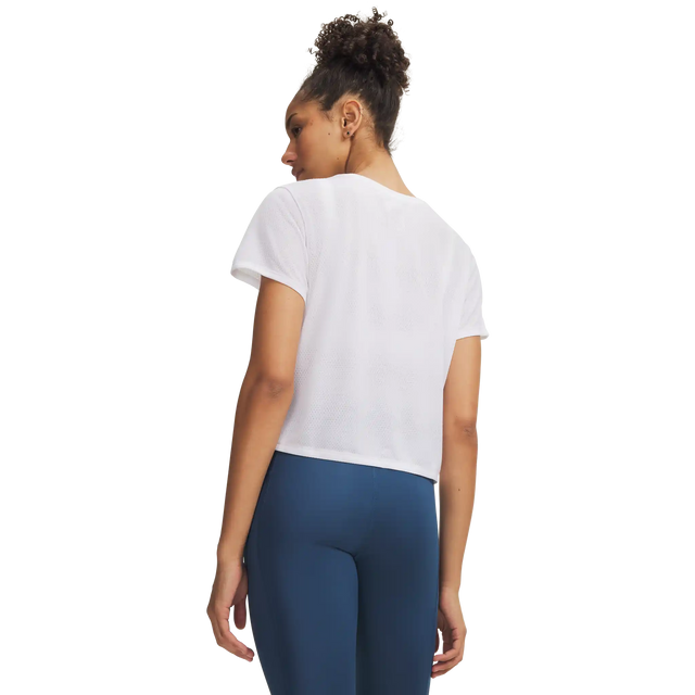 Under Armour Velociti T-shirt à manches courtes pour femme - Blanc / Réfléchissant