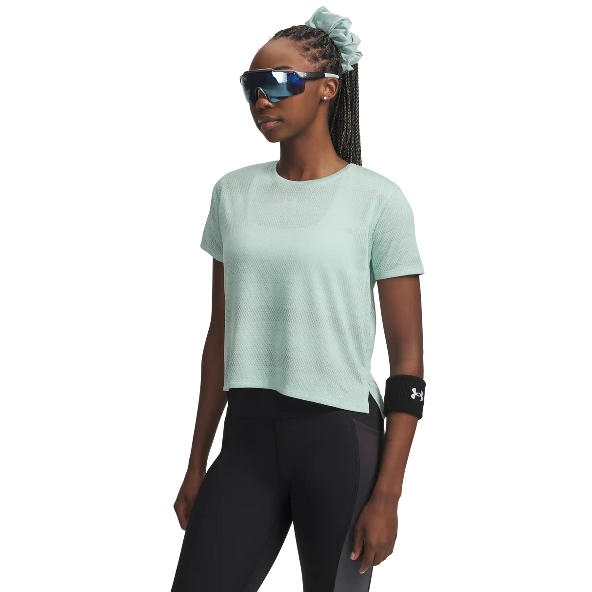 Under Armour Velociti T-shirt à manches courtes pour femme - Refresh Mint AFS - Deprecated / Reflective