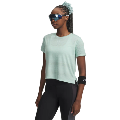 Under Armour Velociti T-shirt à manches courtes pour femme - Refresh Mint AFS - Deprecated / Reflective