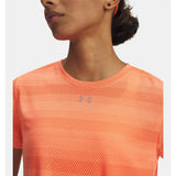Under Armour Velociti T-shirt à manches courtes pour femme - Electric Tangerine / Reflective