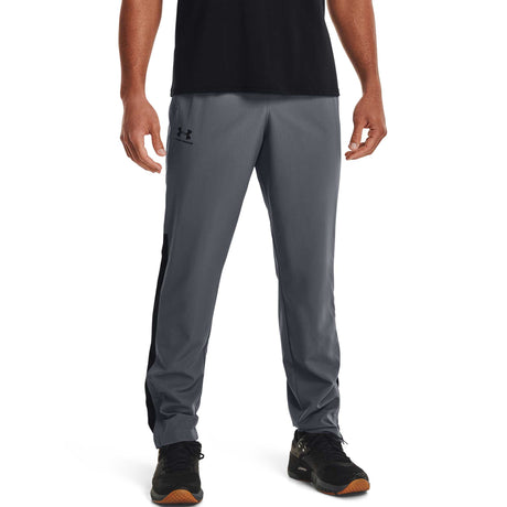 Under Armour Vital Woven pantalons homme - Chiné léger gris absolu / Noir