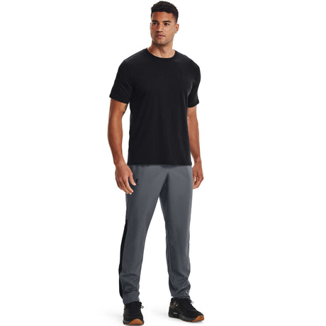 Under Armour Vital Woven pantalons homme live - Chiné léger gris absolu / Noir