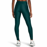 Under Armour HeatGear No Slip Waistband legging d'entrainement femme live dos - hydro teal / white