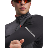 Under Armour Tech Utility 1/4 Zip chandail pour homme - Black / Venom Red