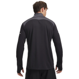 Under Armour Tech Utility 1/4 Zip chandail pour homme - Black / Venom Red