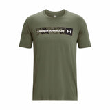 Under Armour UA Camo t-shirt à rayures sur la poitrine pour homme