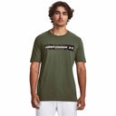 Under Armour UA Camo t-shirt à rayures sur la poitrine pour homme