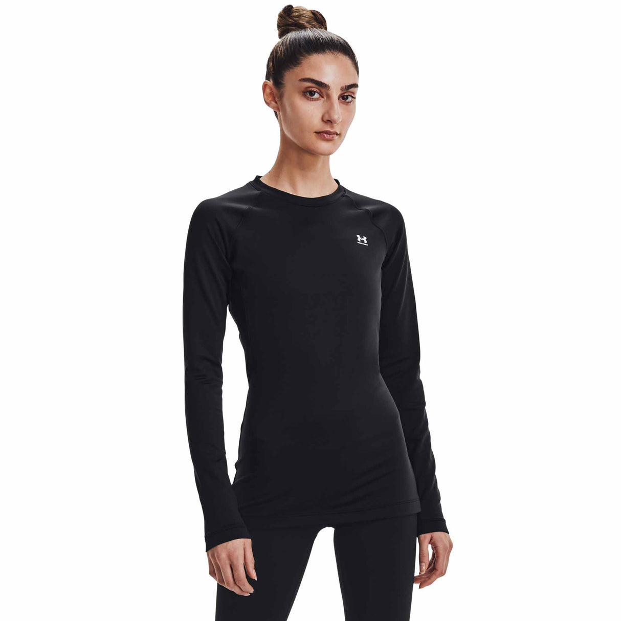 Under Armour UA ColdGear Authentics Crew couche de base manches longues femme