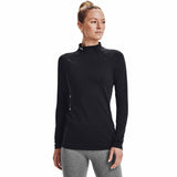 Under Armour UA ColdGear Authentics Mock couche de base manches longues femme