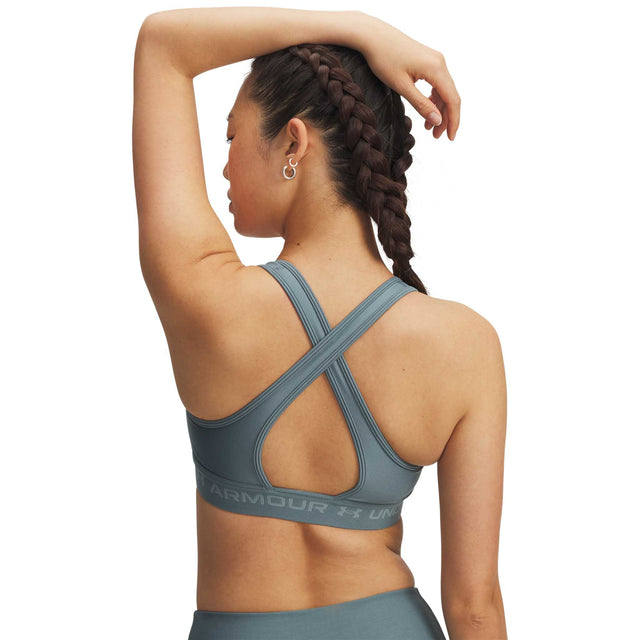 Under Armour UA Crossback Mid – Soutien-gorge sport croisé dans le dos pour femmes