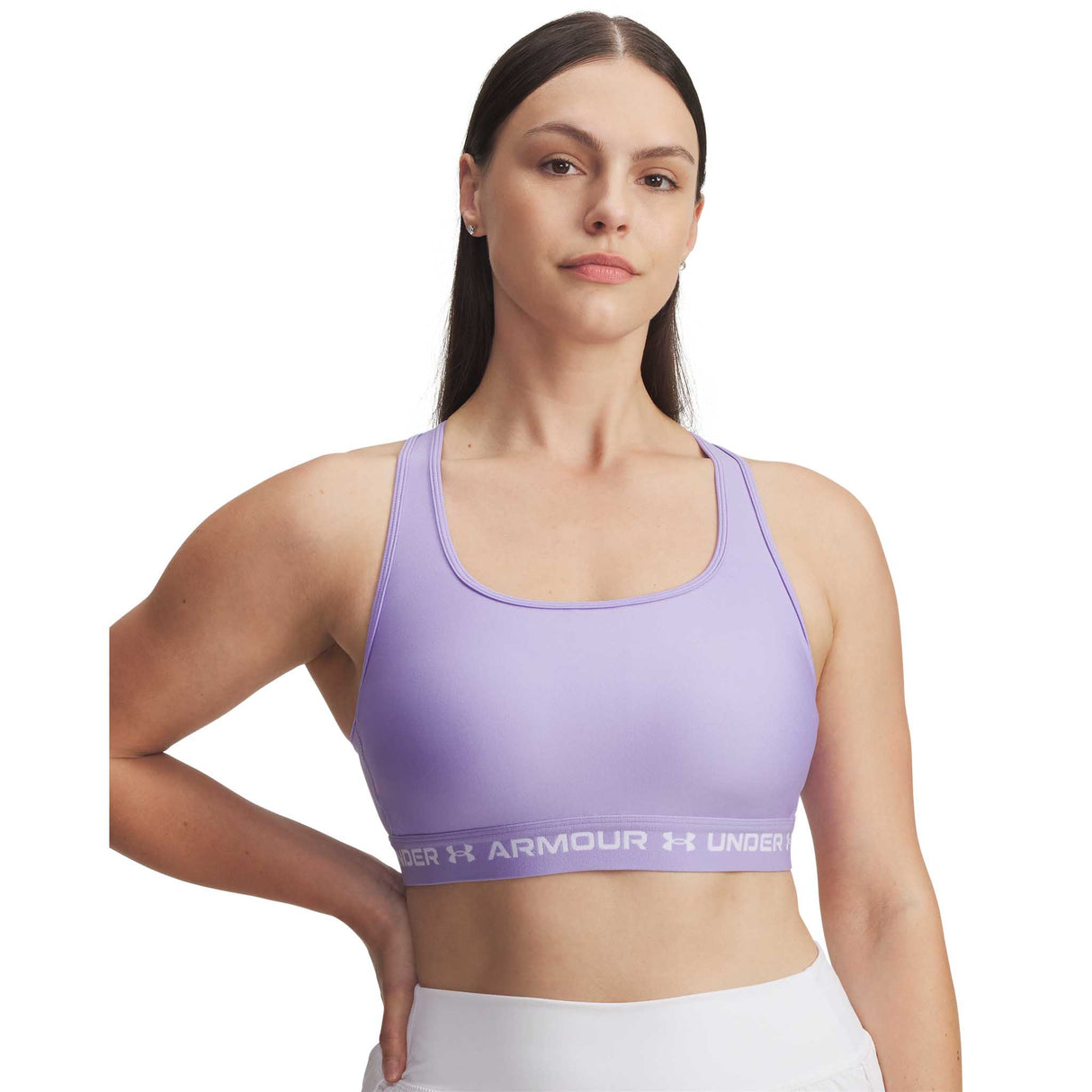 Under Armour UA Crossback Mid – Soutien-gorge sport croisé dans le dos pour femmes
