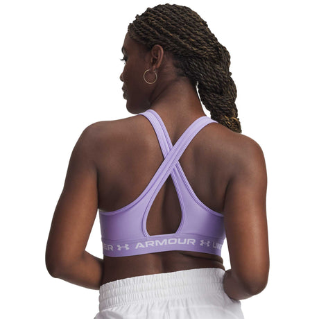 Under Armour UA Crossback Mid – Soutien-gorge sport croisé dans le dos pour femmes