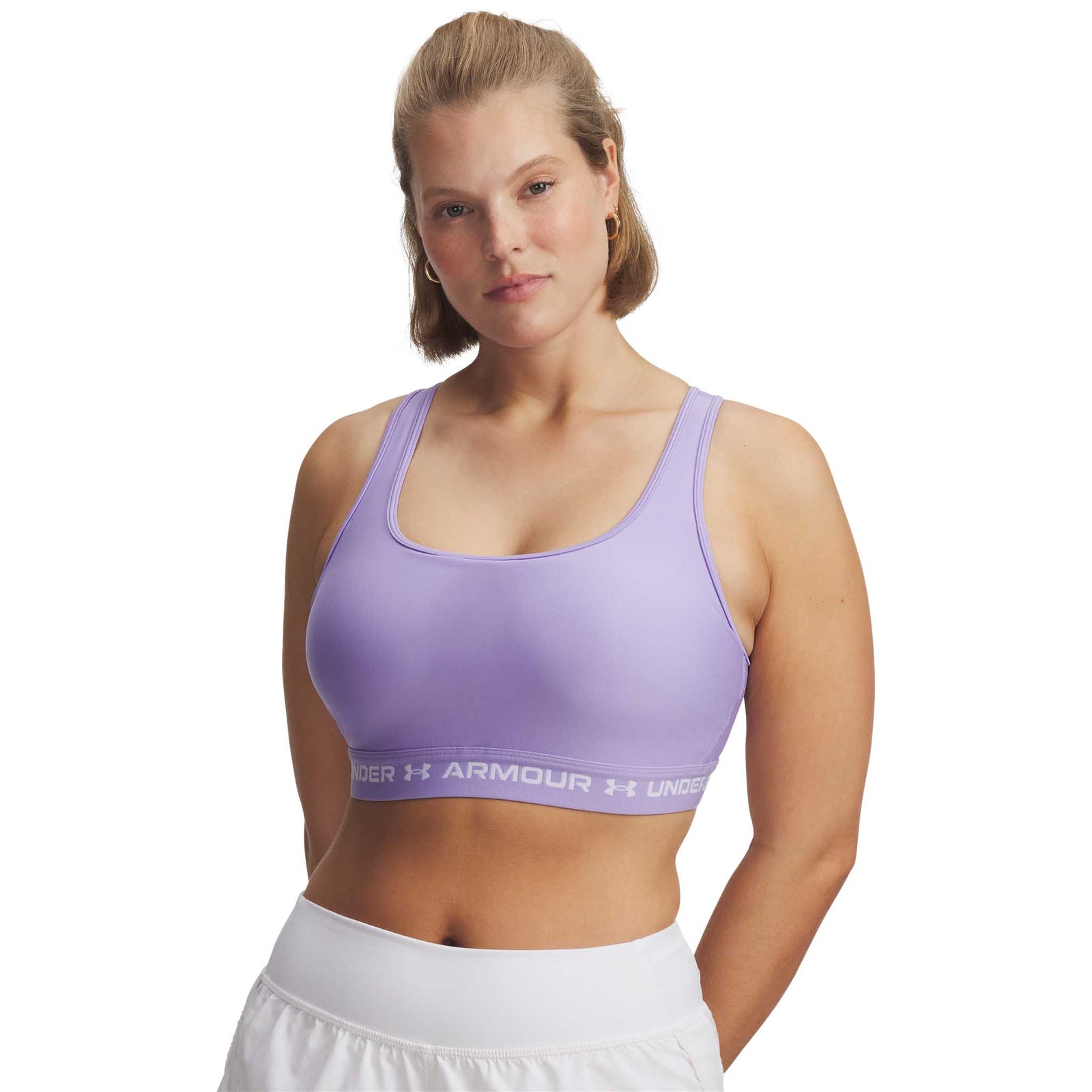 Under Armour UA Crossback Mid – Soutien-gorge sport croisé dans le dos pour femmes