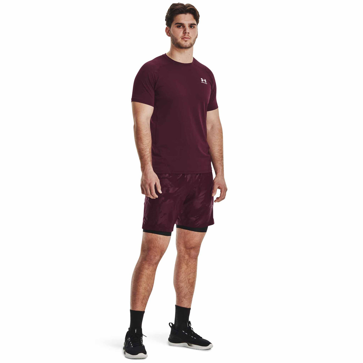 Under Armour UA HeatGear Armour Fitted T-shirt à manches courtes pour hommes