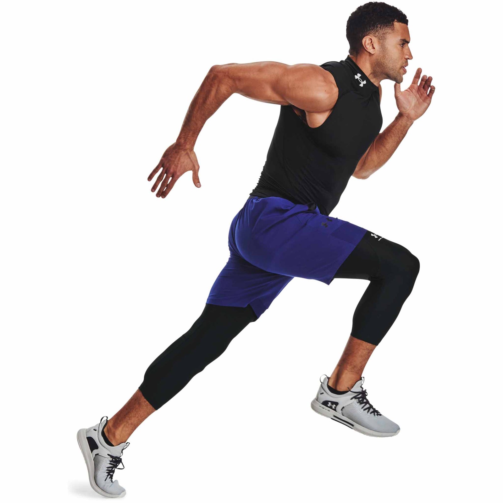 Under Armour UA HeatGear Armour Leggings 3/4 pantalons de compression pour homme