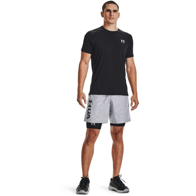 Under Armour UA HeatGear Shorts 9 po avec poche pour homme